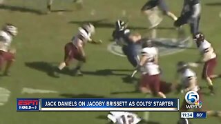 Jack Daniels on Jacoby Brissett being named Colts starting QB