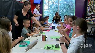 Winter art camp offers creative escape for kids
