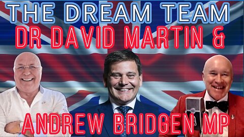 THE DREAM TEAM - DR DAVID MARTIN, ANDREW BRIDGEN WITH CHARLIE WARD