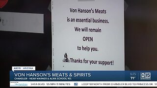 We're Open, Arizona: Von Hanson's Meats and Spirits continues to serve