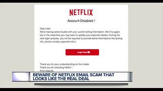 Beware of Netflix email scam that looks like the real deal