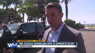 Hunter, wife could learn trial date at hearing