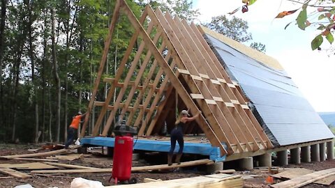 Framing Our A-Frame Home | Building Our Own Home