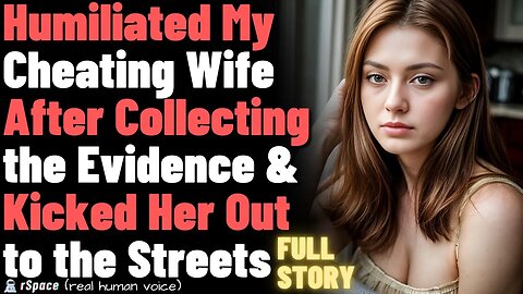 Humiliated My Cheating Wife After Collecting the Evidence & Kicked Her Out (FULL STORY)