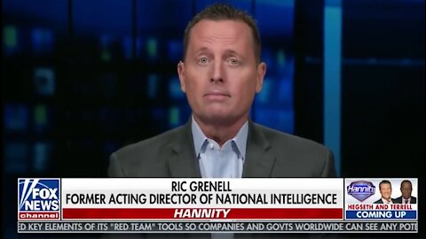 Ric Grenell Leaves Hannity Stunned With Bombshell on Dem's Chinese Spying Scandal