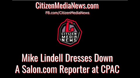 Lindell Dresses Down Reporter