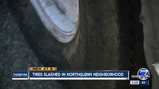 Tires slashed in Northglenn neighborhood