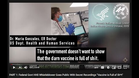 Federal Govt HHS Whistleblower Goes Public With Secret Recordings "Vaccine is Full of Poop"