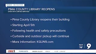 Pima Co. Library to reopen buildings with limited services