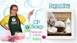 Soap Testing Coconut Shea Fragrance Oil in Cold Process Soap