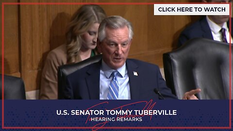 Tuberville Rails Against Double Taxing Americans on Social Security