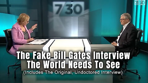 The Fake Bill Gates Interview The World Needs To See (Includes The Original, Undoctored Interview)