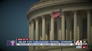 Relief for furloughed federal workers
