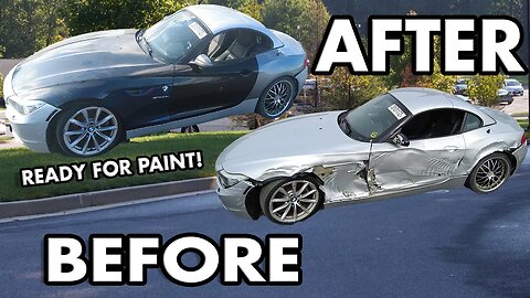 Rebuilding a z4 35i with @SalvageBoiz While on vacation!