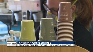 We're Open: Kavarna Coffeehouse
