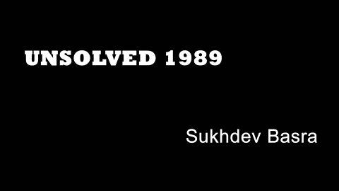 Unsolved 1989 - Sukhdev Basra - London Murders - Leicester Square - Empire Ballroom - Knife Crime