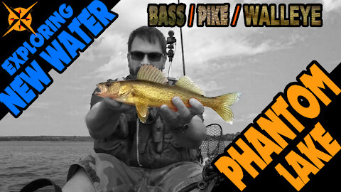 Exploring New Water, Kayak Walleye, Pike and Bass Fishing With The Vibe Shearwater 125!