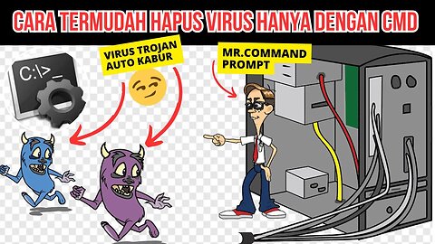 Cara Termudah Dan Tercepat Mematikan Virus Hanya Dengan Perintah CMD