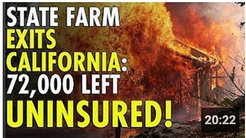 California's Doom Loop Continues: State Farm Cancels 72,000 California Insurance Policies