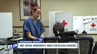 American Red Cross issues emergency call for Western New York blood donors