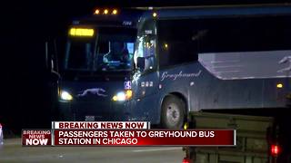 Man arrested after making threats on Greyhound bus