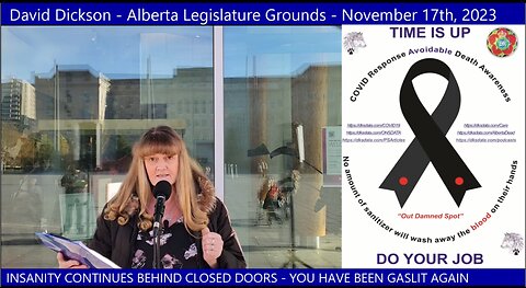 Karen Dickson - Alberta Legislature Grounds - November 17th, 2023