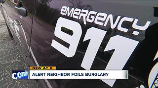 Sagamore Hills neighbor stops burglary-in-progress