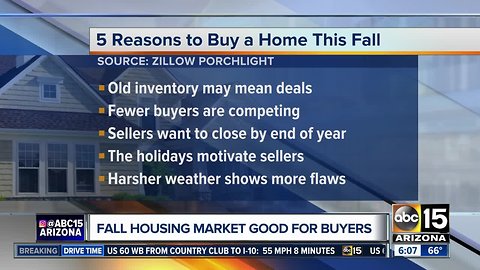 Is fall the ideal time to buy a home?