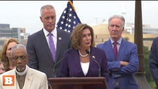 MOMENTS AGO: Nancy Pelosi delivering remarks...