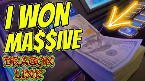 $200 SPINS ON HIGH LIMIT DRAGON LINKS LANDS A HUGE PROGRESSIVE JACKPOT!