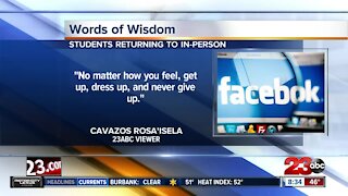 Words of wisdom for students returning to school and sports