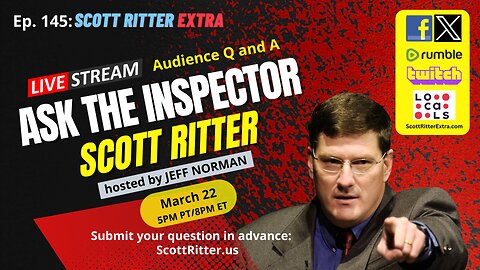 Ask the Inspector Ep. 145 (streams March 22 at 8 PM ET)
