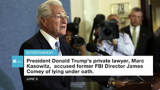 Trump’s Personal Lawyer Scolds Comey, Says Trump Is ‘Completely Vindicated’