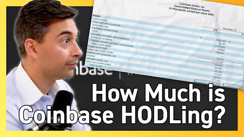 Coinbase Is HODLing 6,840 BTC as Investment?! - $COIN Stock