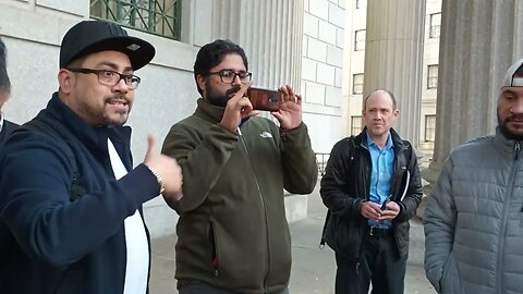 Post #boycottuber The UBER VS TLC Court Session Outside 60 Centre Street NYS Supreme Court 01/06/23