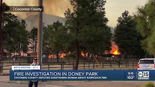Suspicious fires in Doney Park near Flagstaff