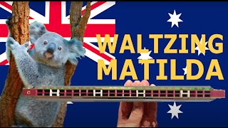 How to Play Waltzing Matilda on a Tremolo Harmonica with 24 Holes