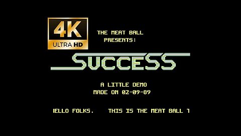 C64 Demo - Success [1989] by The MeatBall