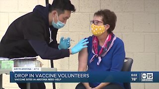 Drop in COVID-19 vaccine volunteers as state opens vaccine eligibility