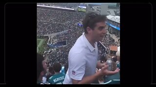 Angry Jaguars Fan Kicked out of Game game while Harassing NE Patriots Fans