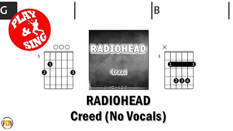 RADIOHEAD Creed FCN GUITAR CHORDS & LYRICS NO VOCALS