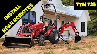TYM T25 Factory Rear Remote Install | TYM Tractors made it EASY