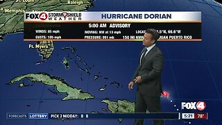 Tracking Dorian and Stormy Weather
