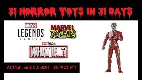 🎃 Zombie Iron Man | Marvel Legends | What If | 31 Horror Toys in 31 Days