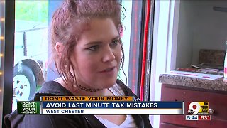 How to avoid last-minute tax mistakes