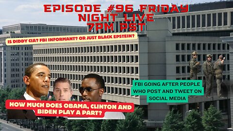 EP #96 Friday Night Live WHO is really INVOLVED in the S@x Trafficing