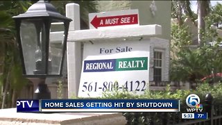 How does government shutdown affects South Florida housing market?