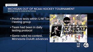 Michigan out of NCAA Hockey Tournament due to COVID-19 protocols