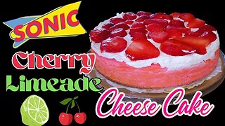 Sonic Cherry Limeade Cheesecake #Sonic #homesteading #keto #lowcarb #easyrecipe