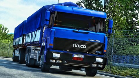 Never late with V8 - 2500Km trip from Paris to Sofia with Iveco TurboStar | Part.1 | ETS2 Gameplay